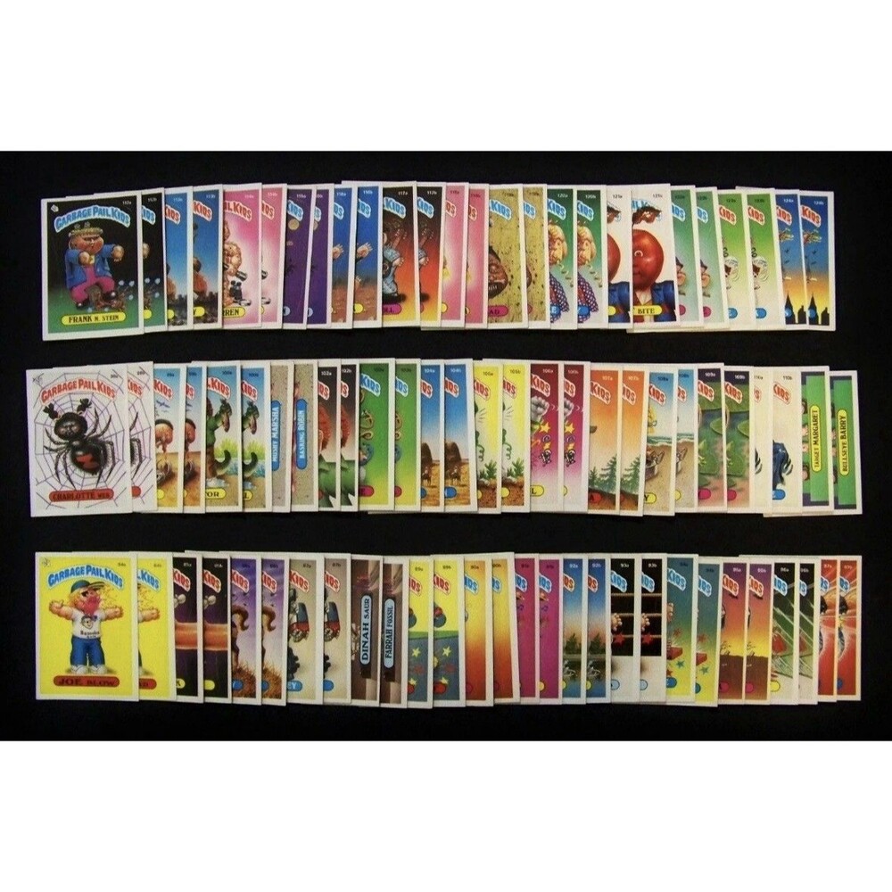 GARBAGE PAIL KIDS, 1986 3rd Series, Complete NO COPYRIGHT Set, 82 Cards, VG, OS3